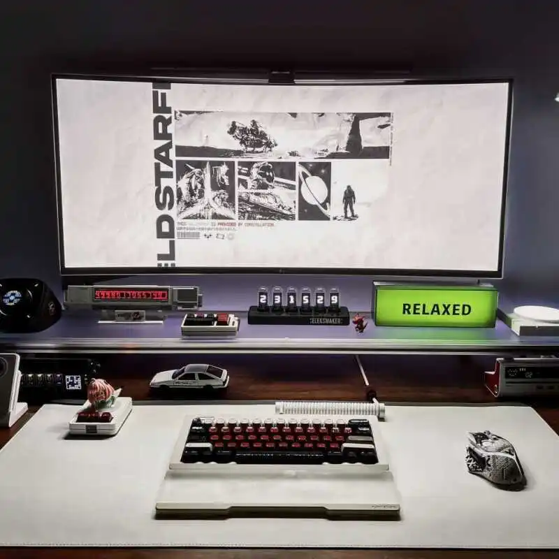 Aluminum Monitor Stand Acrylic - огляд і ціна Desk Setup Laptop And Monitor