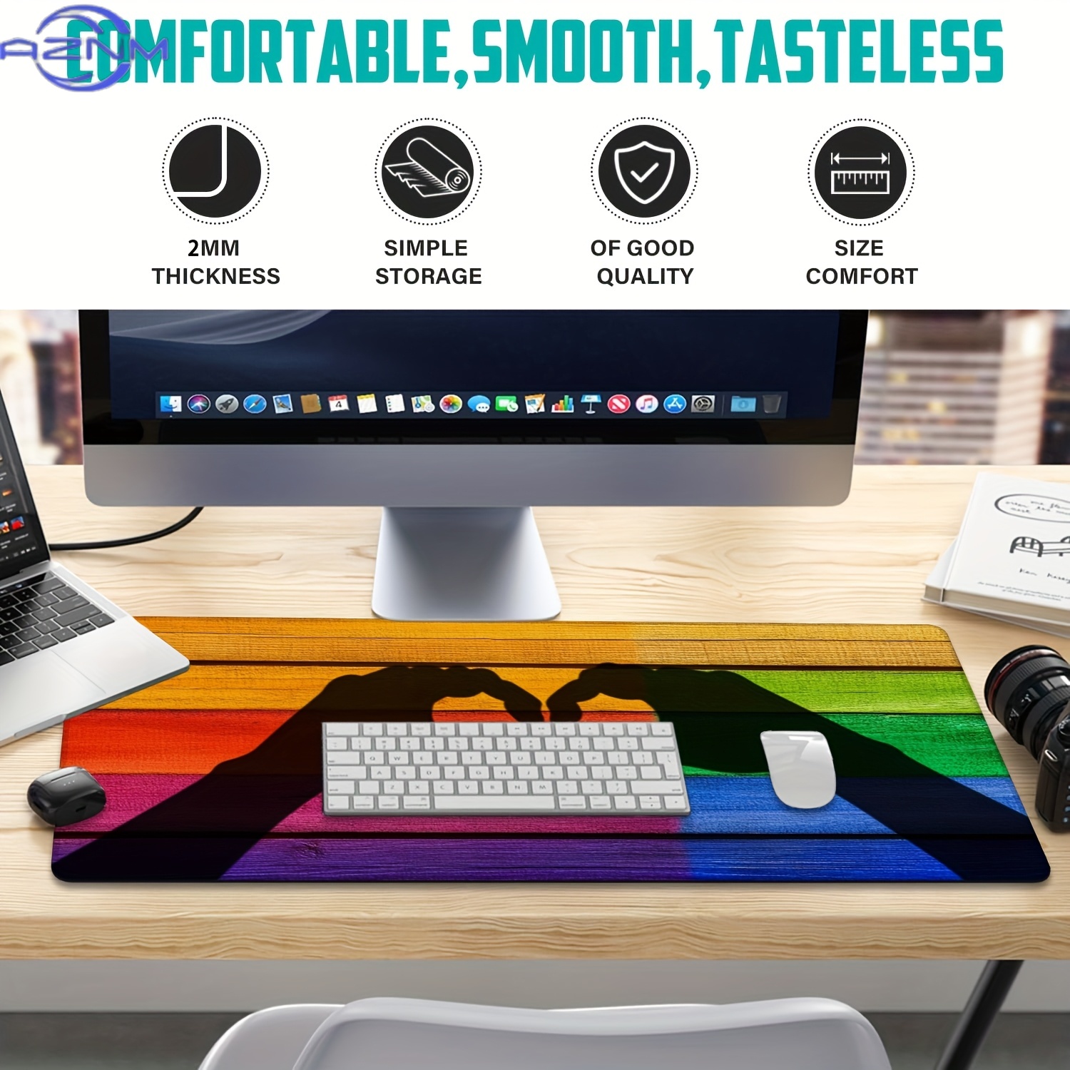 Large Gaming Mouse Pad with Ha - огляд і ціна Desk Setup Designer