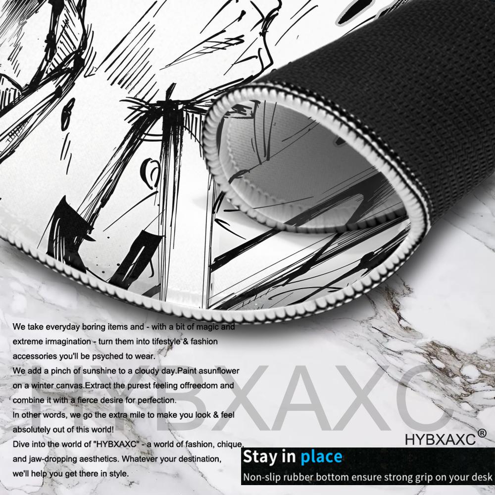 Black and white anime Mouse Pa - огляд і ціна Desk Setup Black And White
