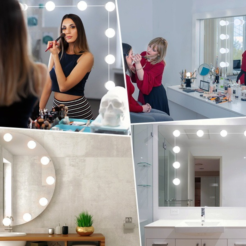 LED Makeup Light No Drill Past - огляд і ціна Desk Setup Light