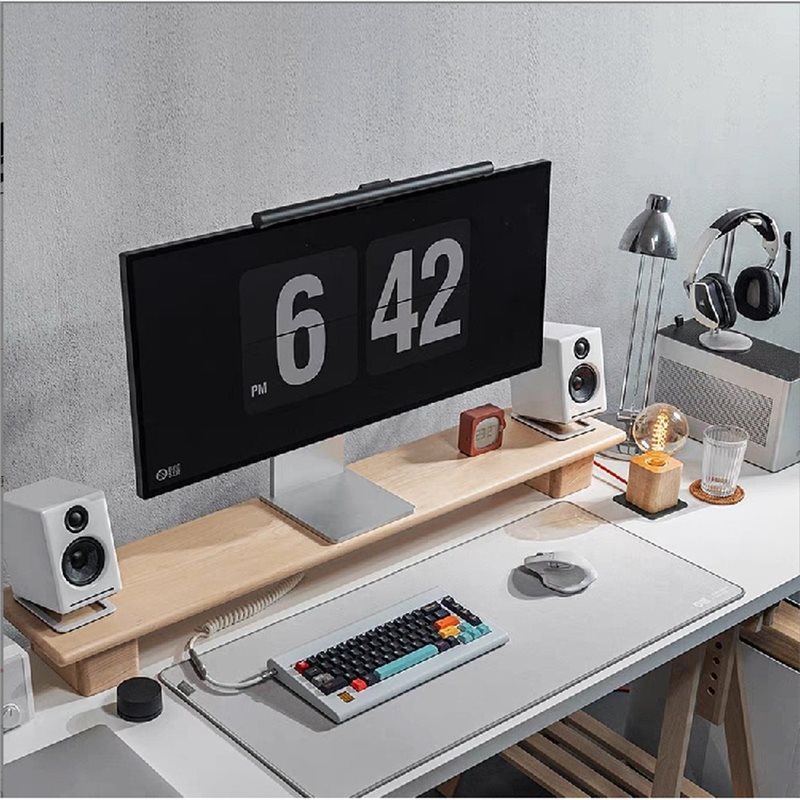 B03B-Desktop Speaker Stands 2P - огляд і ціна Desk Setup With Speakers