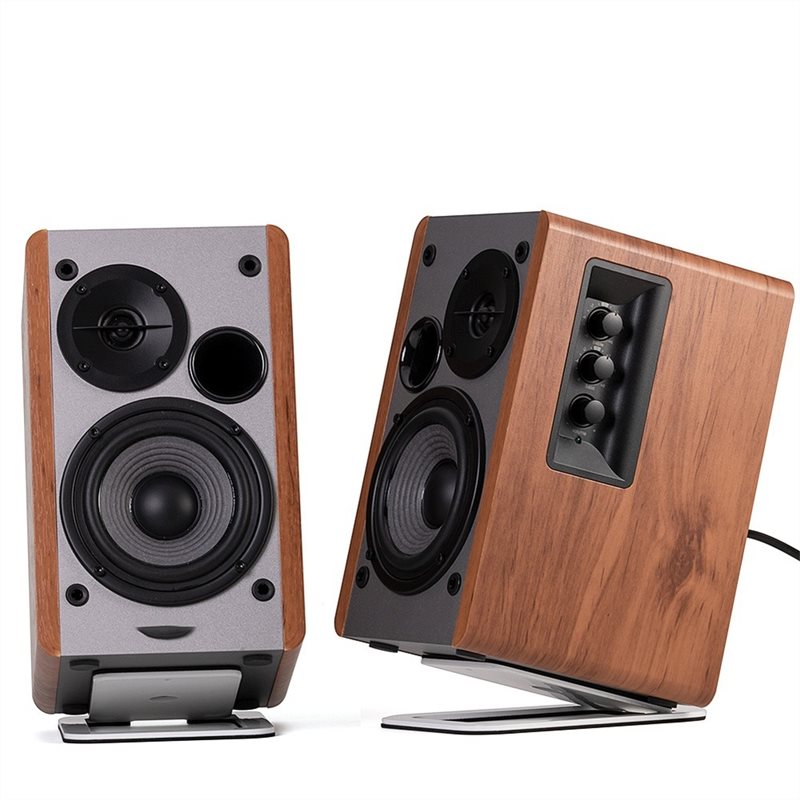 B03B-Desktop Speaker Stands 2P - огляд і ціна Desk Setup With Speakers