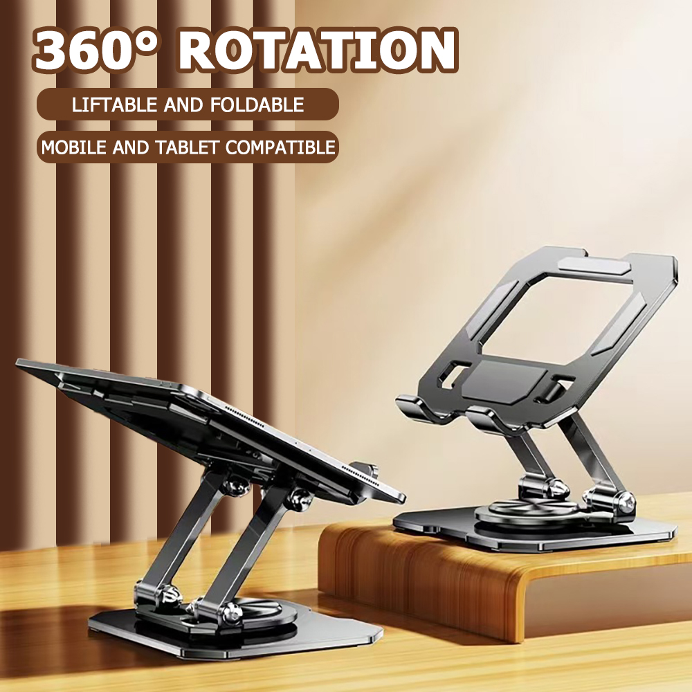 360 Rotating Tablet Phone Stan - огляд і ціна Desk Setup Minimalist