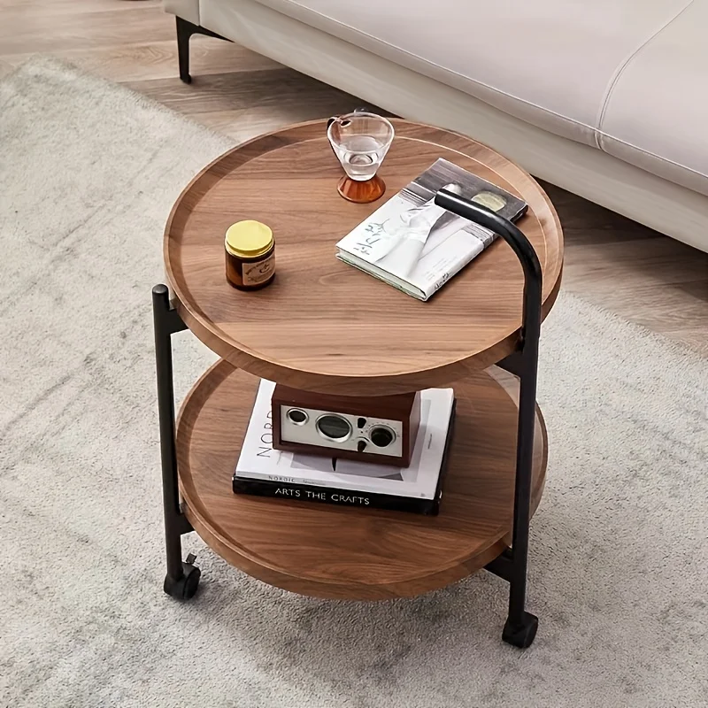 Nordic Style Rolling Side Tabl - огляд і ціна Desk Setup Minimalist